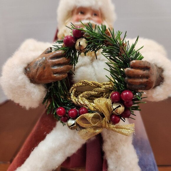 Thomas Kinkade OLD WORLD CHRISTMAS JOURNEY'S END 8" Santa Claus Figurine 37335 - Picture 6 of 10